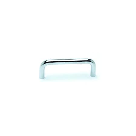 3-1/2 In. Ctr Wire Pull Zurich Polished Chrome